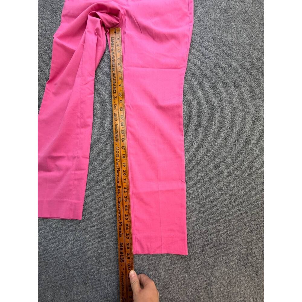 Banana Republic Ryan Women's Size 8 Pink Stretch Straight Leg Dress Pants - Picture 7 of 11
